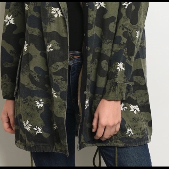Camo floral jacket - Picture 3 of 3